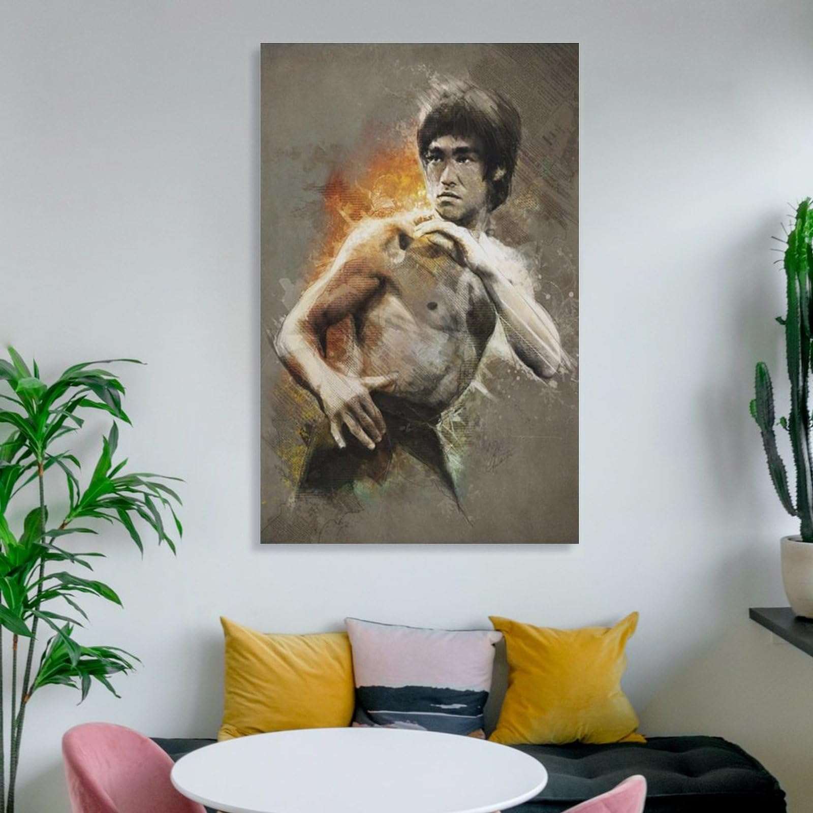ブルース・リー Bruce Lee アートパネル インテリア Amazon.co.jp: ブルースリーポスターブルース・リーのアートポスター